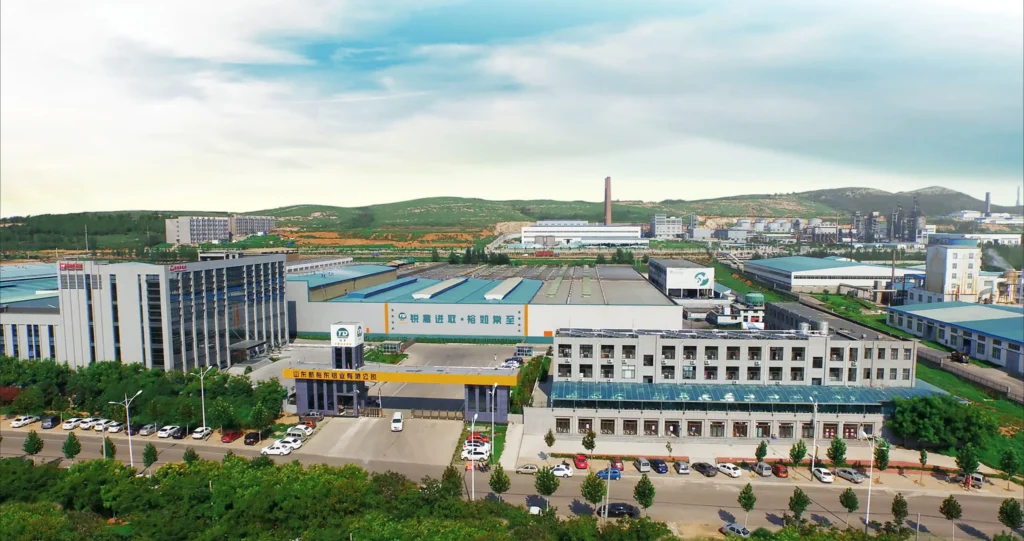 Aerial view of Yoverd Aluminum company