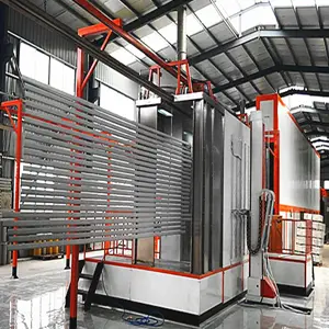 PVDF painting (fluorocarbon coating) process on Aluminum Extrusion Profiles showing high-performance surface treatment for superior weather resistance, UV protection and long-term color durability in Architectural, Construction and Building Materials applications