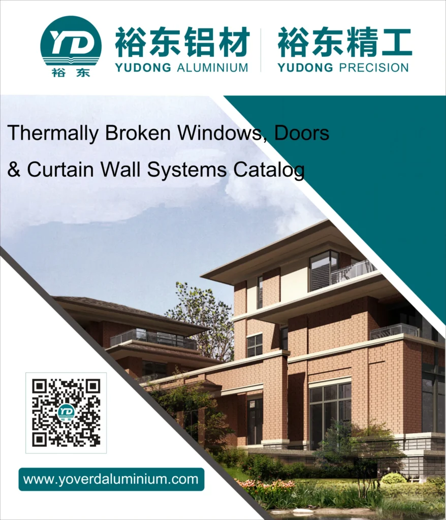 Cover of Yoverd Aluminium Thermally Broken Windows Doors Curtain Wall Systems Catalog scaled
