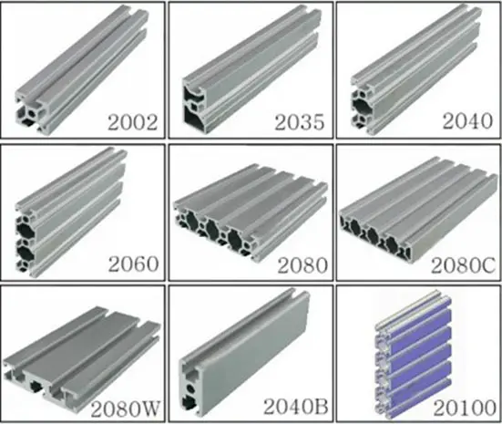 Lightweight modular framing system made from high-quality T-slot aluminum extrusion profiles by Yoverd Aluminium, ideal for easy assembly and versatile structures