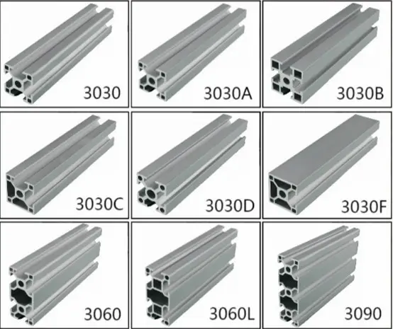 Medium duty industrial framing system constructed with robust T-slot aluminum extrusion profiles by Yoverd Aluminium, perfect for heavy-duty modular structures