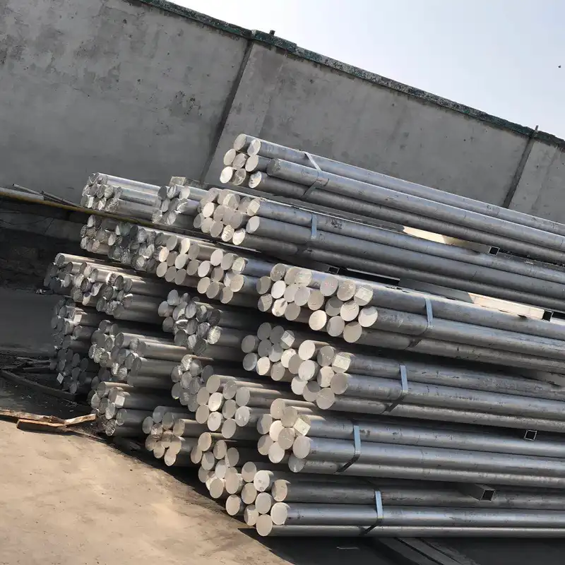 Premium aluminum raw materials including 6061, 6063, 6005, and 6082 (T5/T6 temper) used by Yoverd Aluminium for manufacturing bright and strong T-Slot aluminum extrusion profiles