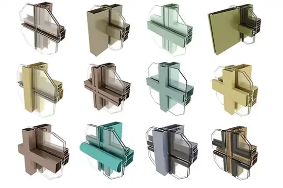 Curtain Wall Aluminum Profile System Categories