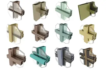 Comprehensive customization options for architectural aluminum profiles including cross-section design, structural reinforcement and surface finishing - By Yoverd Aluminium