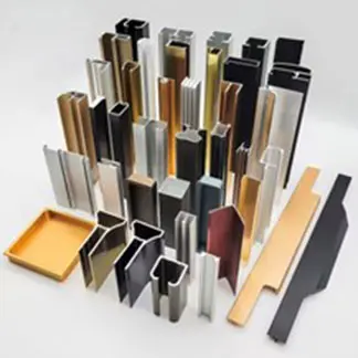 Custom decorative aluminum extrusion profiles designed and manufactured based on individual drawings, concepts or functional requirements, with custom mold development, strict tolerance control and small batch trial production support