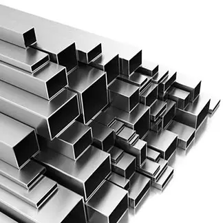 Customization options for square aluminum extrusion profiles including size, wall thickness, length, surface finish, and fabrication services by Yoverd Aluminium
