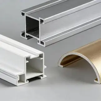 Interior decorative aluminum profiles perfect for walls, ceilings, partitions and interior accents, featuring clean modern lines, compatible with lighting systems and easy integration with other materials