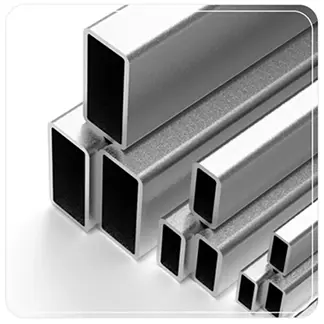 Standard rectangular aluminum extrusion profiles in multiple common sizes for frames, supports, guides and structural applications by Yoverd Aluminium