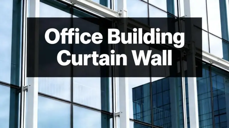 Architectural aluminum profiles for windows curtain walls and facades