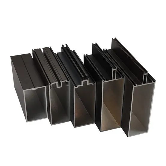 Various custom extruded aluminum profiles for facade substructure systems showing different cross-sections, brackets and fixing designs for project-specific architectural requirements | Flexible customization solutions by Yoverd Aluminium