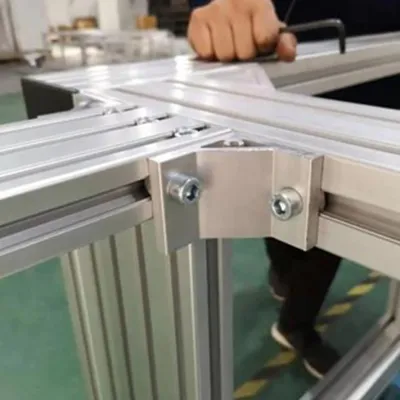 Heavy-Duty Aluminum Profile Joint Connection