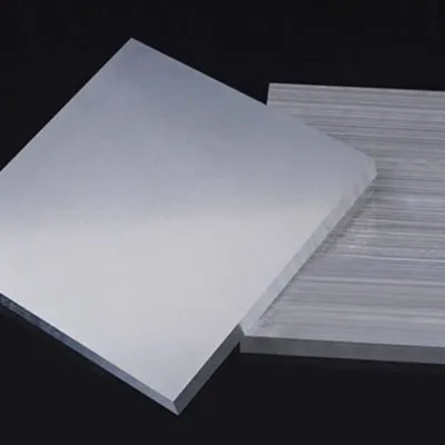 High precision aluminum panels and plates showcasing smooth mirror finish and brushed surface textures, ideal for CNC machining in industrial and engineering applications by Yoverd Aluminium.